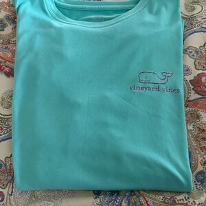 Vineyard Vines Sea Foam Green Long Sleeve Tee